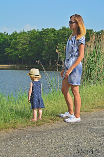 Sukienka w paski Astillo Fashion